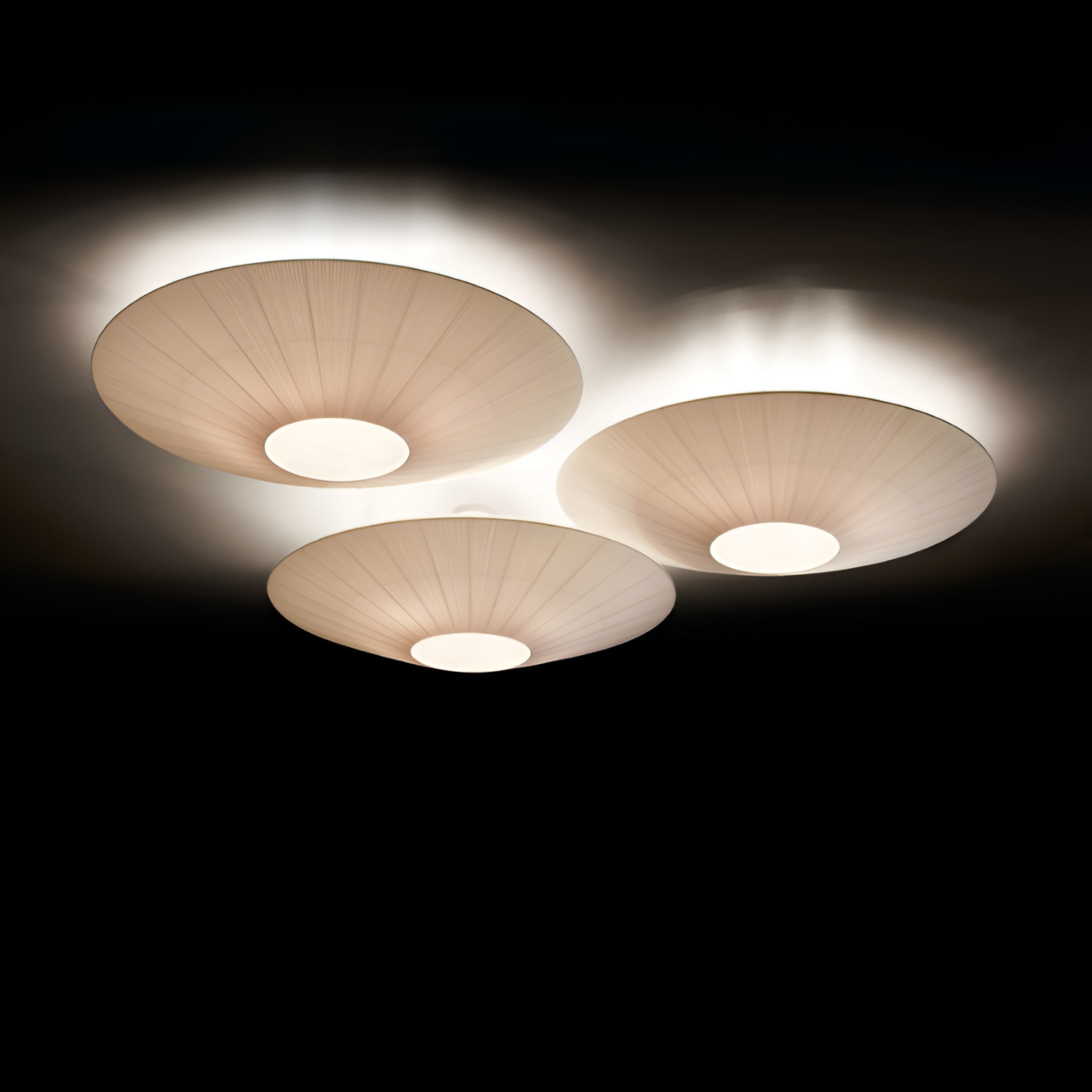 Plisseret Minimalistisk Loftlampe - Dæmpbar