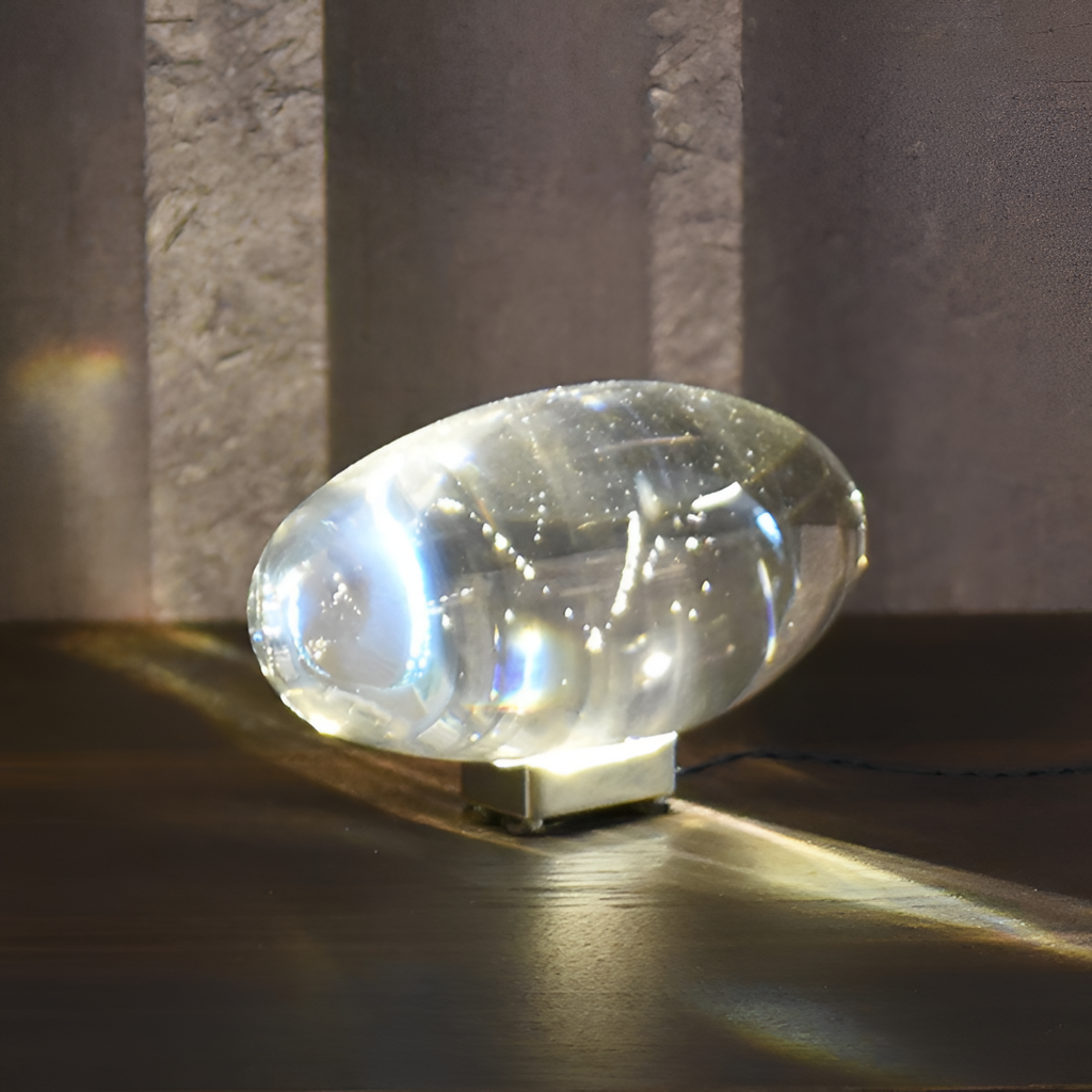 Oval Glasprojektion Projektor - Dekorativ Accent