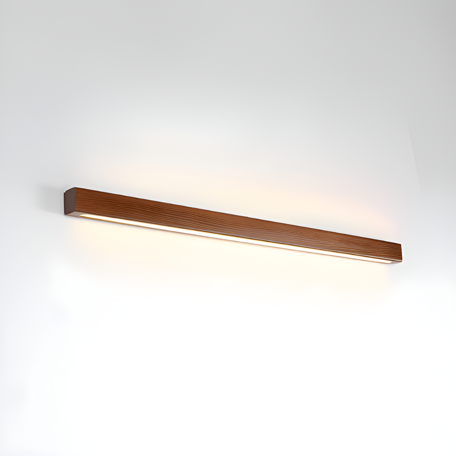 Lineær Træ Geometrisk Væglampe - Minimalistisk