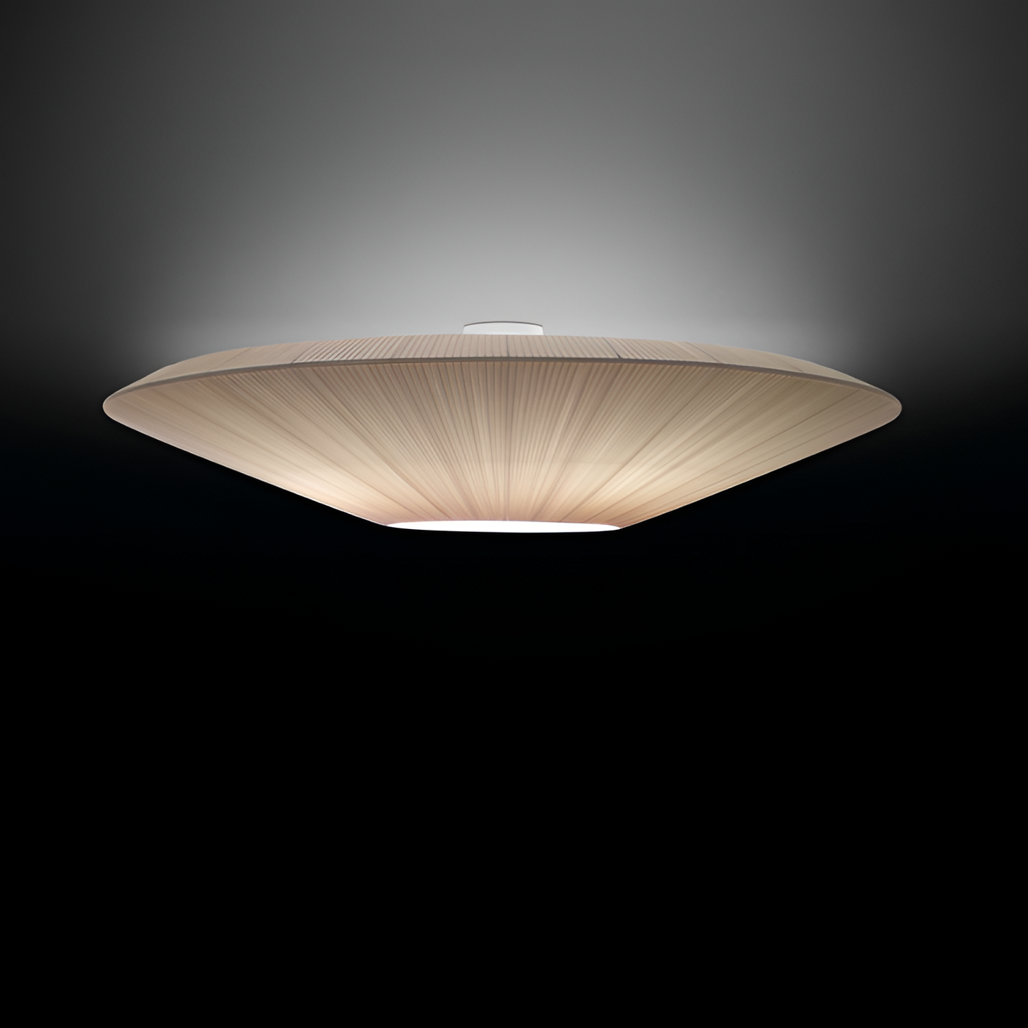 Plisseret Minimalistisk Loftlampe - Dæmpbar