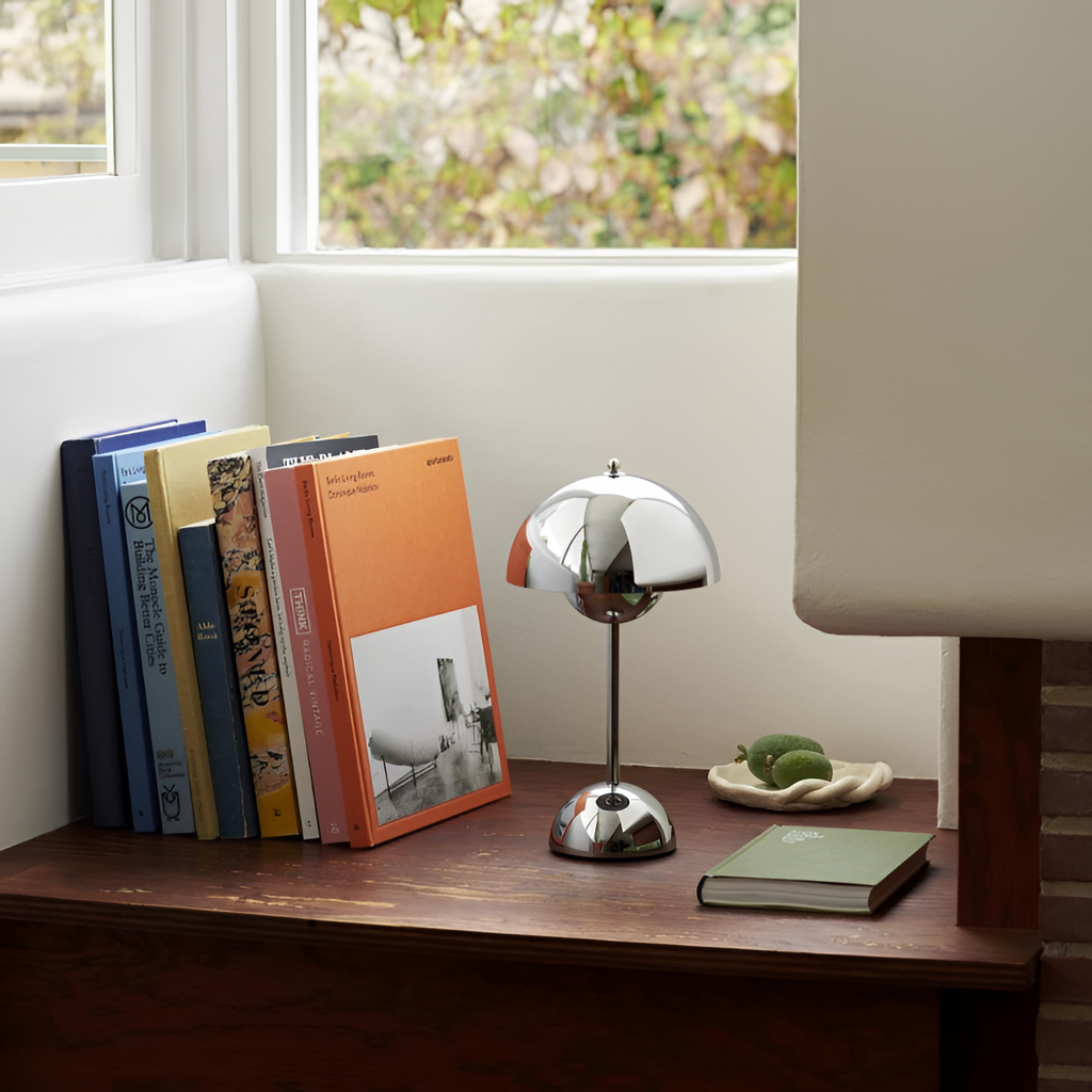 Minimalistisk Bærbar Bordlampe - Dæmpbar