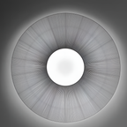 Plisseret Minimalistisk Loftlampe - Dæmpbar