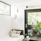 Svingarm Rillet Væglampe - Minimalistisk
