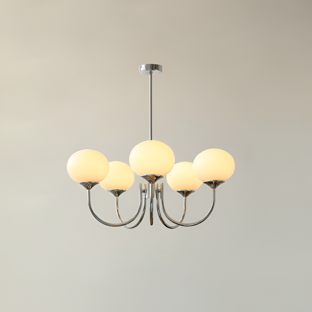 Mid Century Globe Lysekrone - Flere Lyskilder
