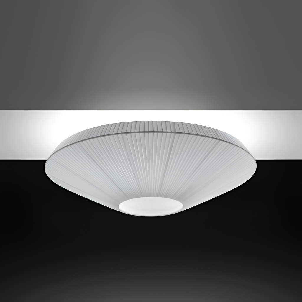 Plisseret Minimalistisk Loftlampe - Dæmpbar