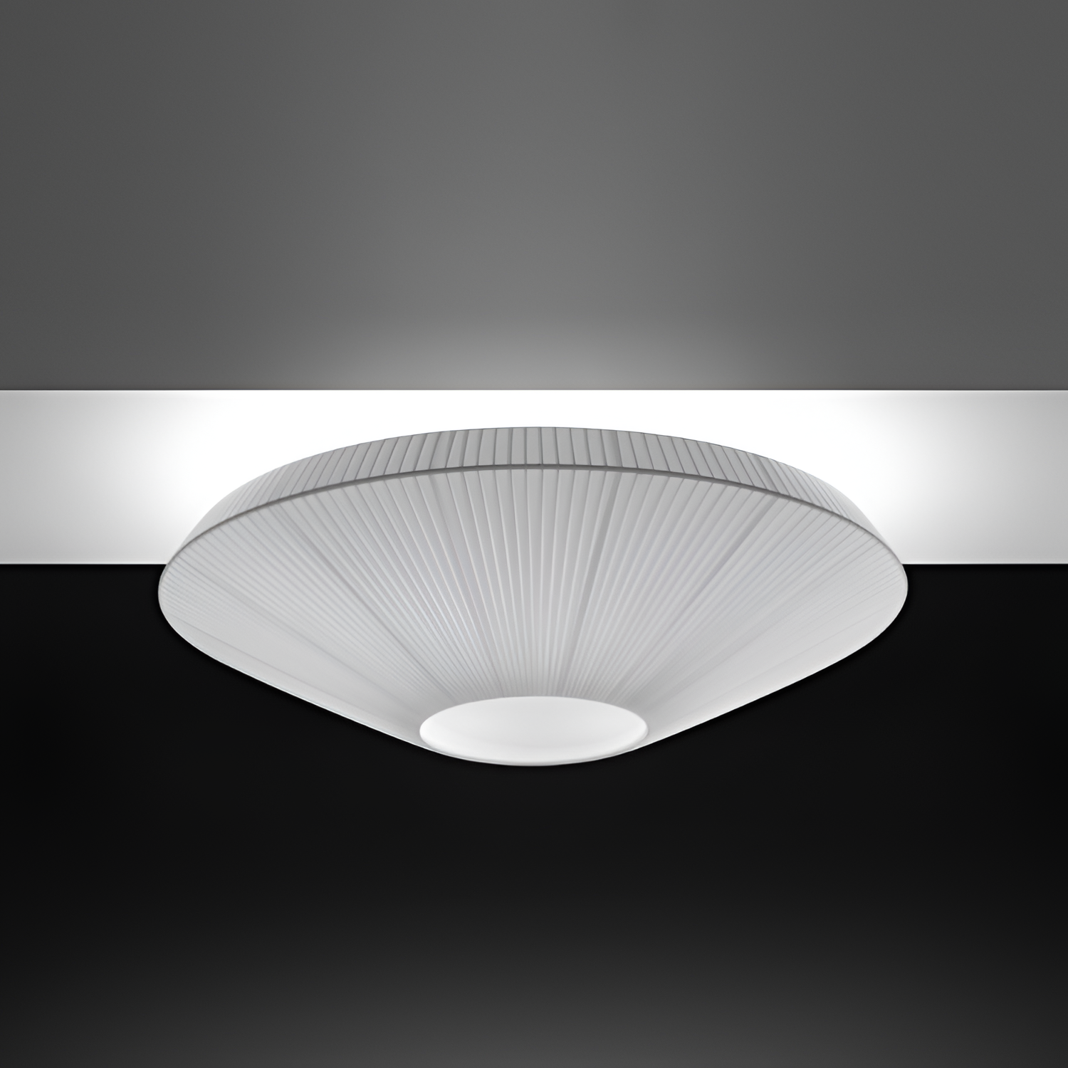 Plisseret Minimalistisk Loftlampe - Dæmpbar
