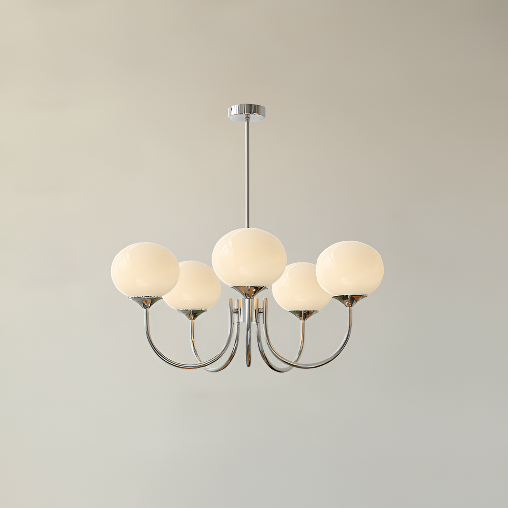 Mid Century Globe Lysekrone - Flere Lyskilder