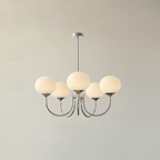 Mid Century Globe Lysekrone - Flere Lyskilder