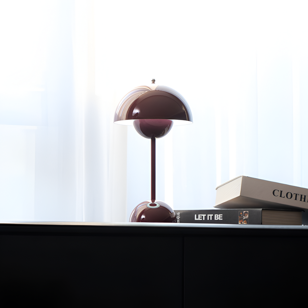 Minimalistisk Bærbar Bordlampe - Dæmpbar