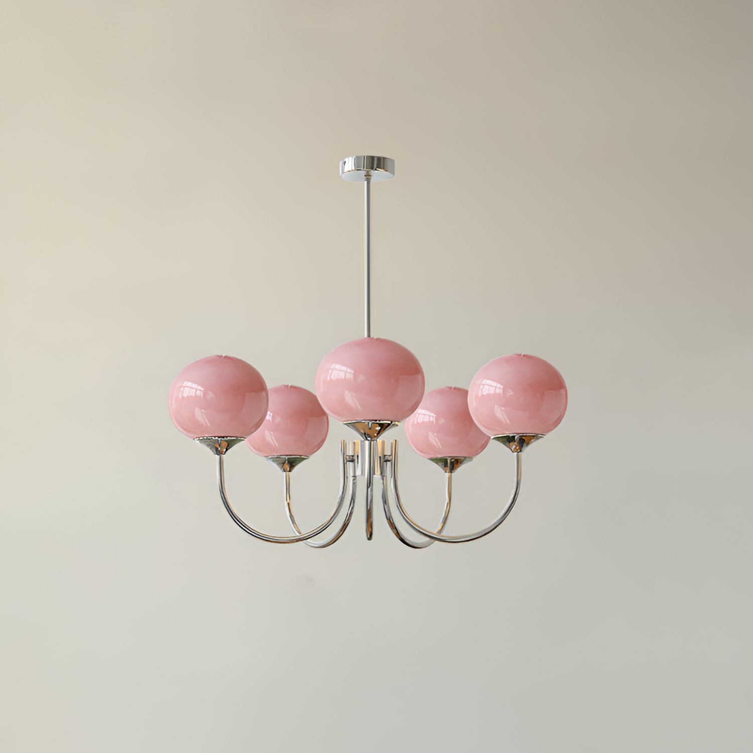Mid Century Globe Lysekrone - Flere Lyskilder