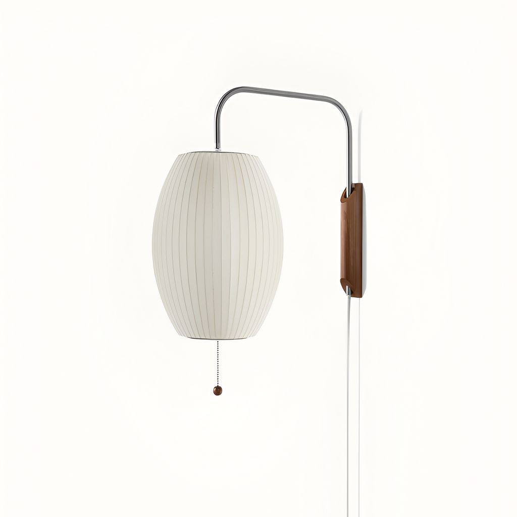 Svingarm Rillet Væglampe - Minimalistisk