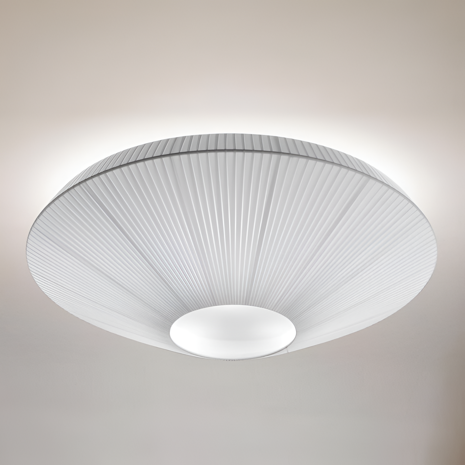 Plisseret Minimalistisk Loftlampe - Dæmpbar