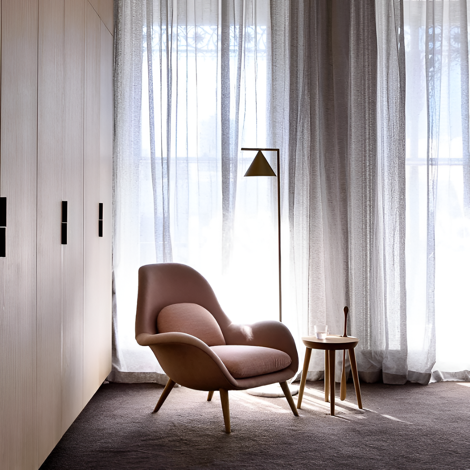 Moderne Geometrisk Gulvlampe - Justerbar