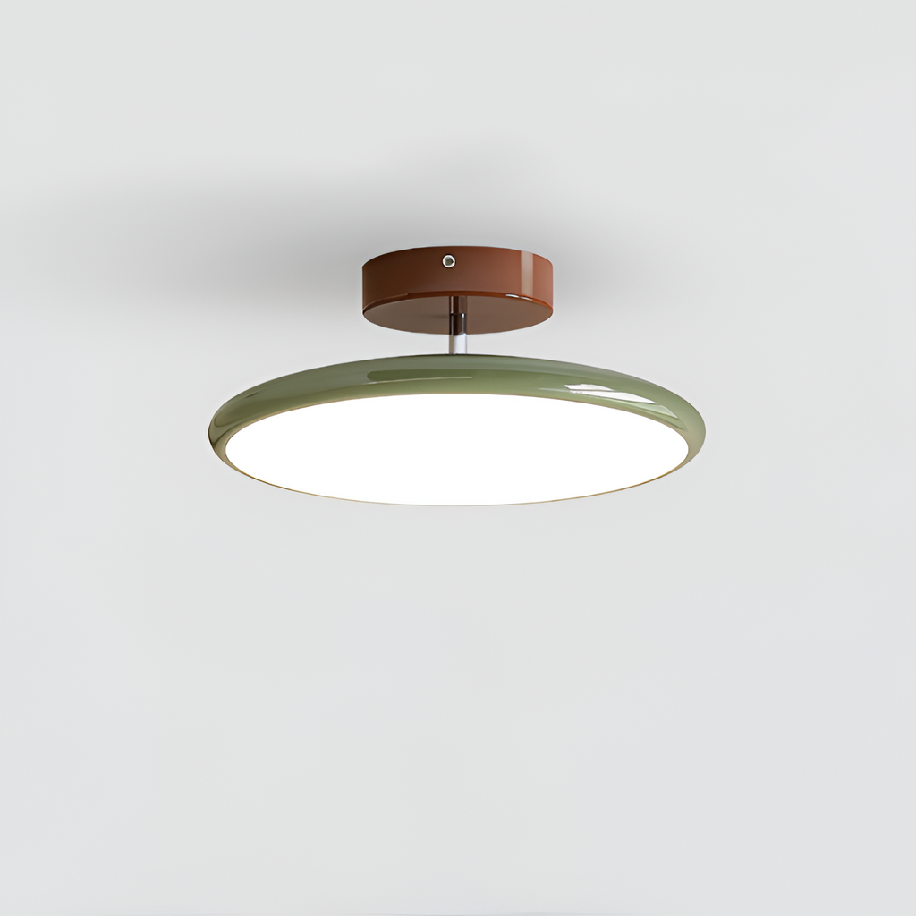 Minimalistisk Loftslampe med Disk-design - Kan dæmpes