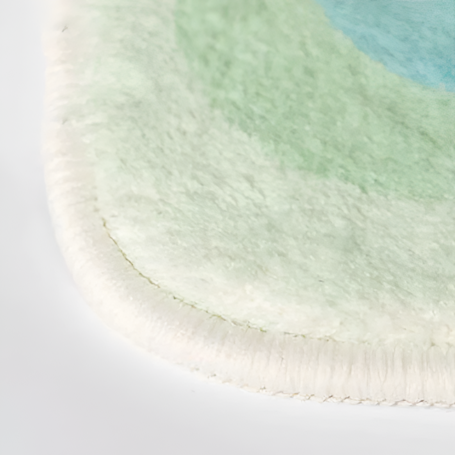 Pastel Gradient Cloud Rug - Irregulært Gulvdekor