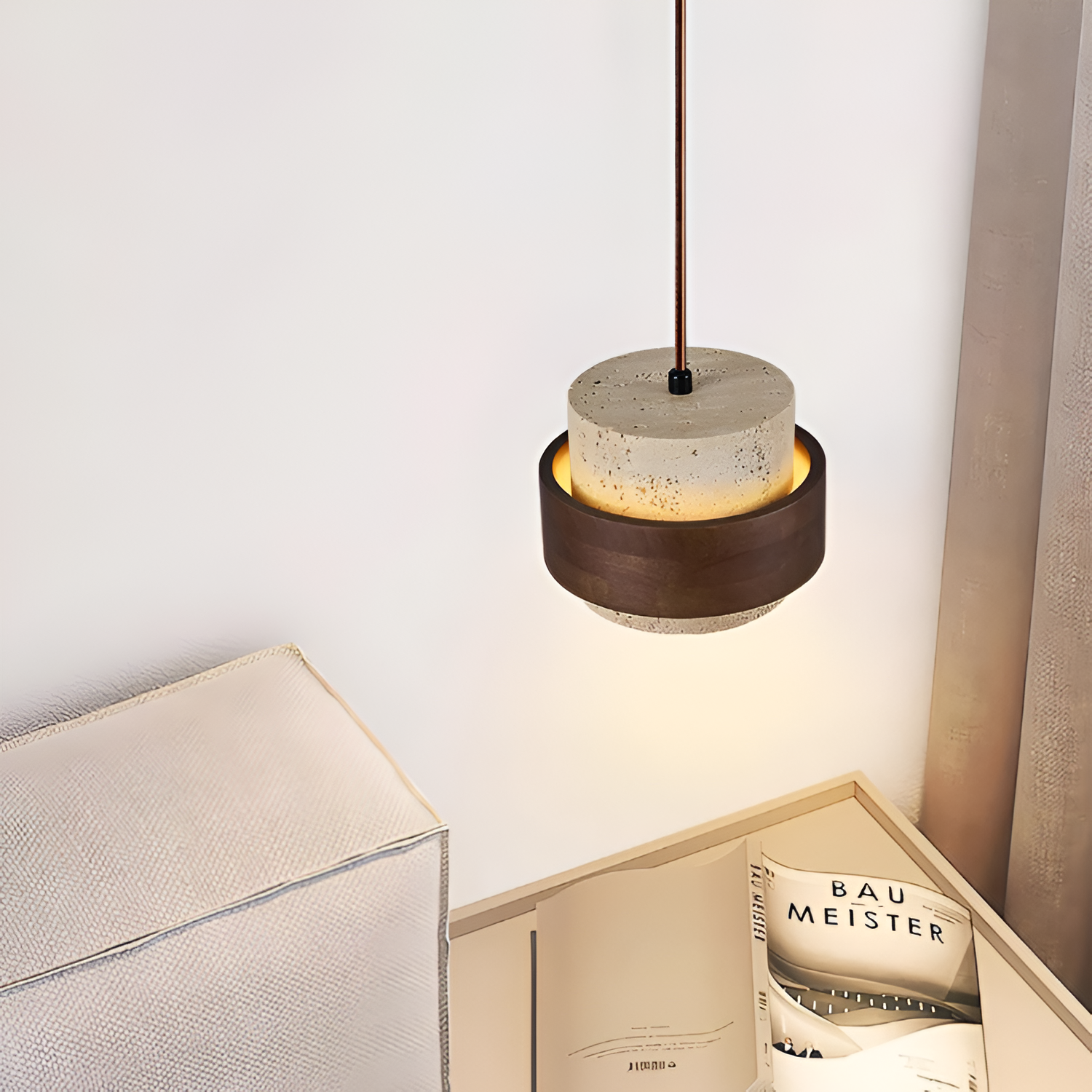 Tekstureret Minimalistisk Multi-lampe Pendel – Industriel