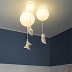 Ballonbjørn Loftlampe - Børneværelse Dekoration