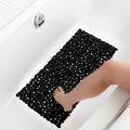 Pebble Tekstureret Skridsikker Bademåtte - Rektangulær