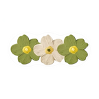 Blomsterformet Sengekantstæppe – Stor Runner med Bølgekant