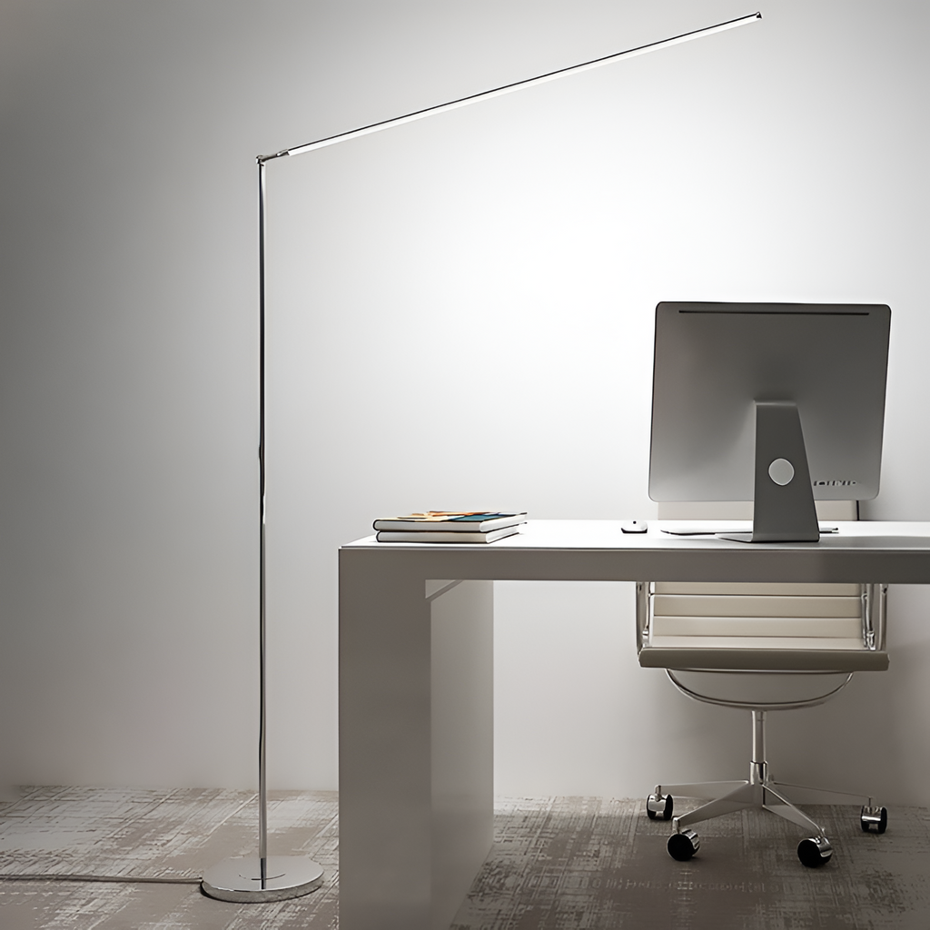 Minimalistisk Justerbar Gulvlampe - Roterbar