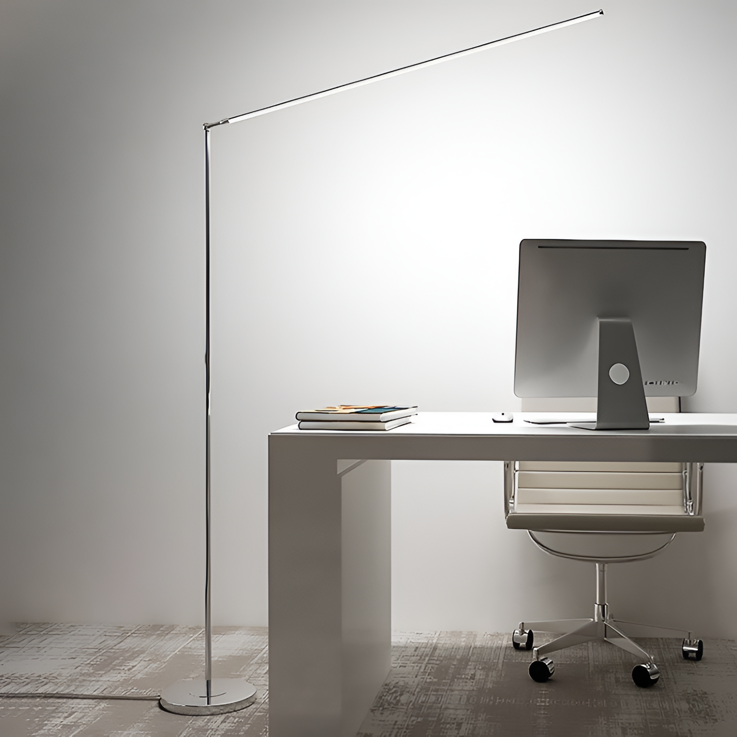 Minimalistisk Justerbar Gulvlampe - Roterbar