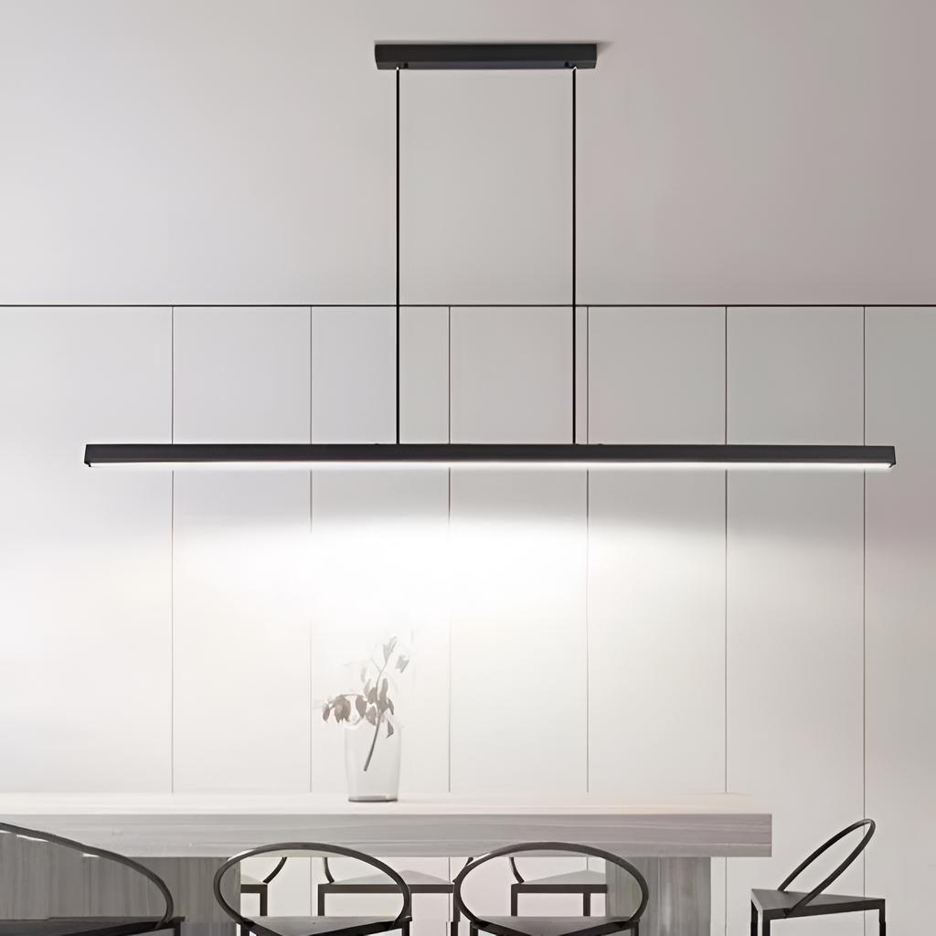 Minimalistisk Lineær Pendellampe - Strømlinet