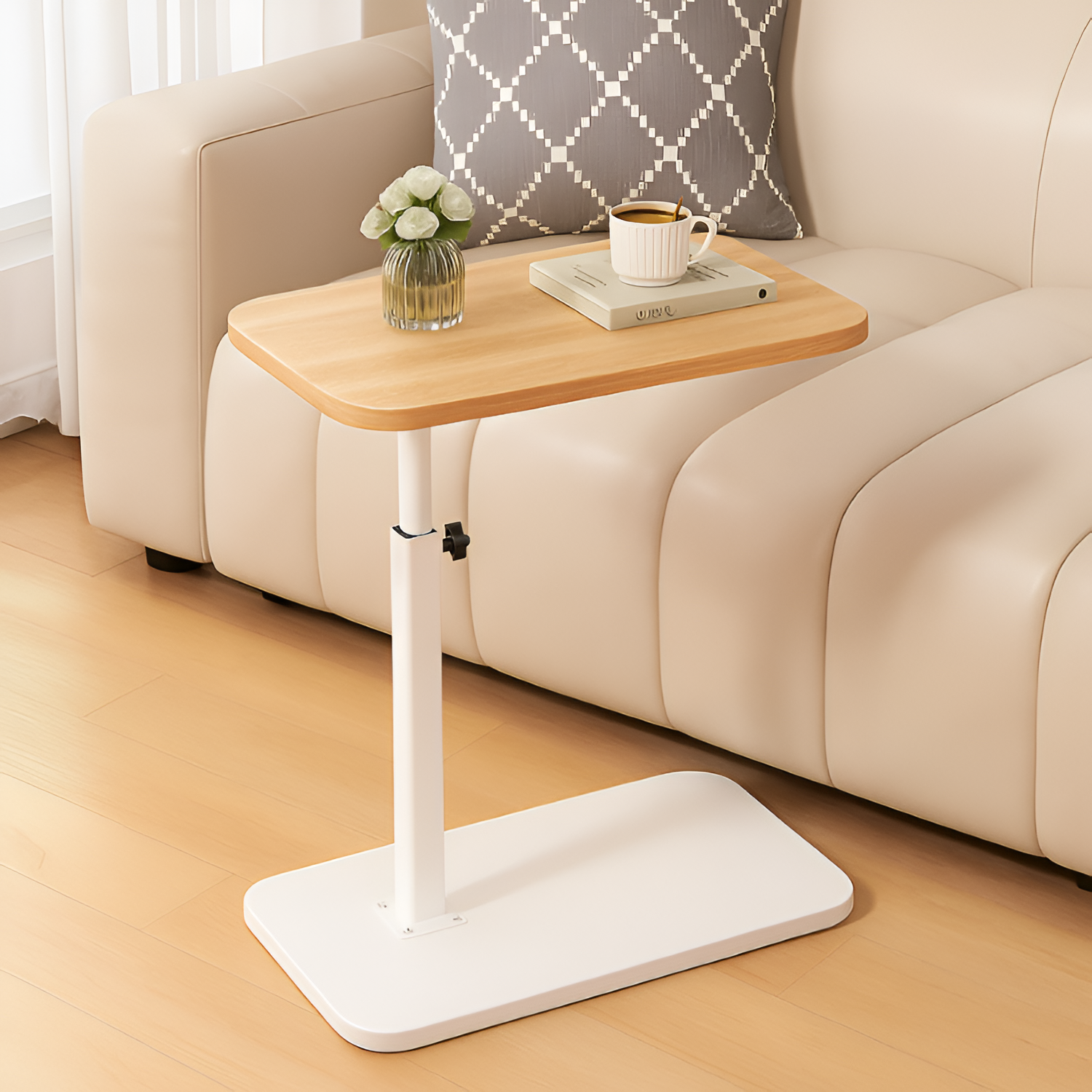 Minimalistisk Computerbord Sidebord - Justerbart