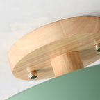 Træbase Nordisk Loftlampe - Minimalistisk