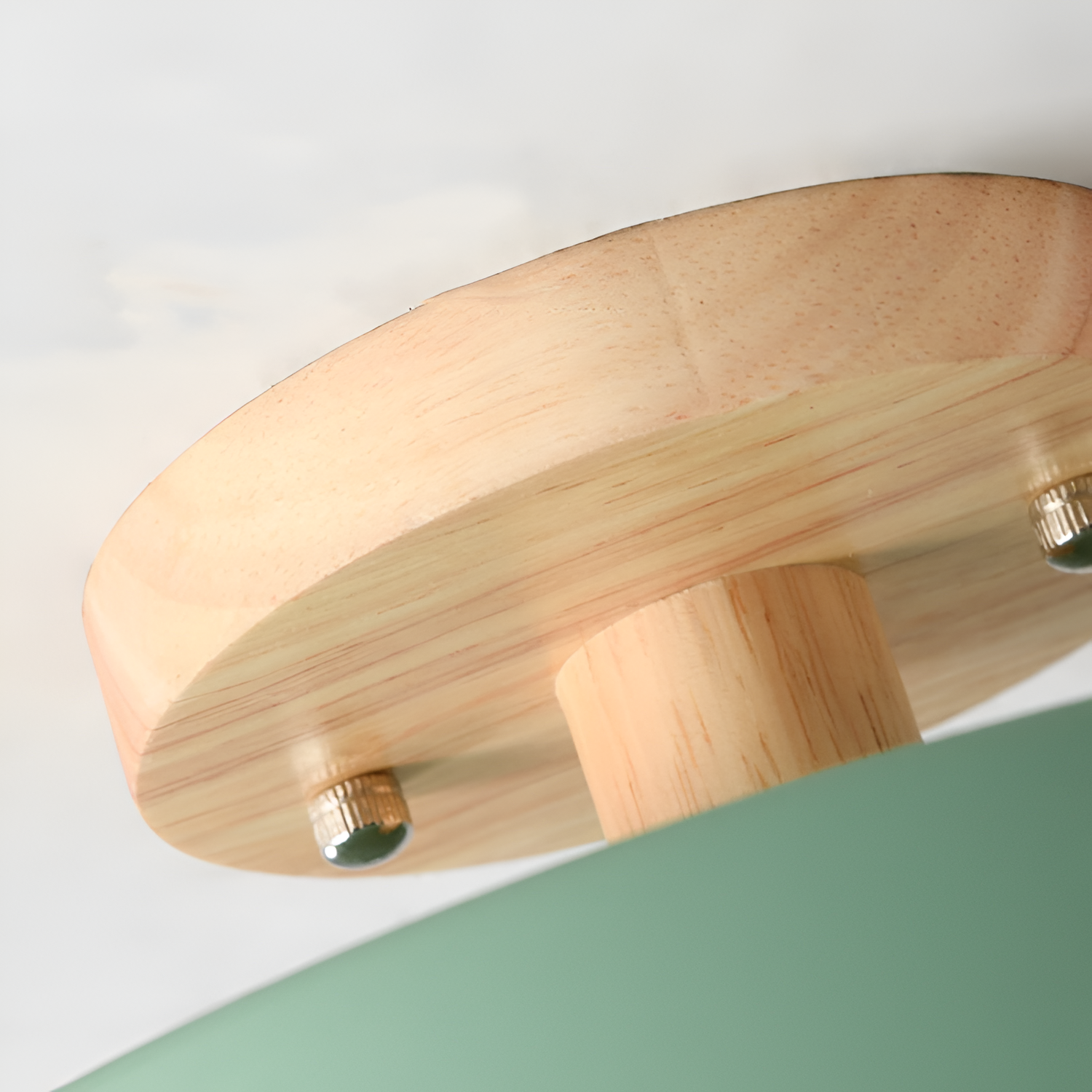 Træbase Nordisk Loftlampe - Minimalistisk