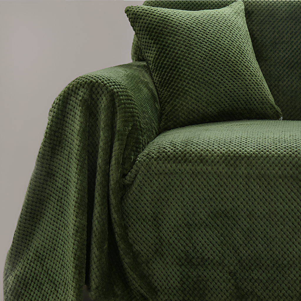 Plysset Tekstureret Plaid - Alsidig