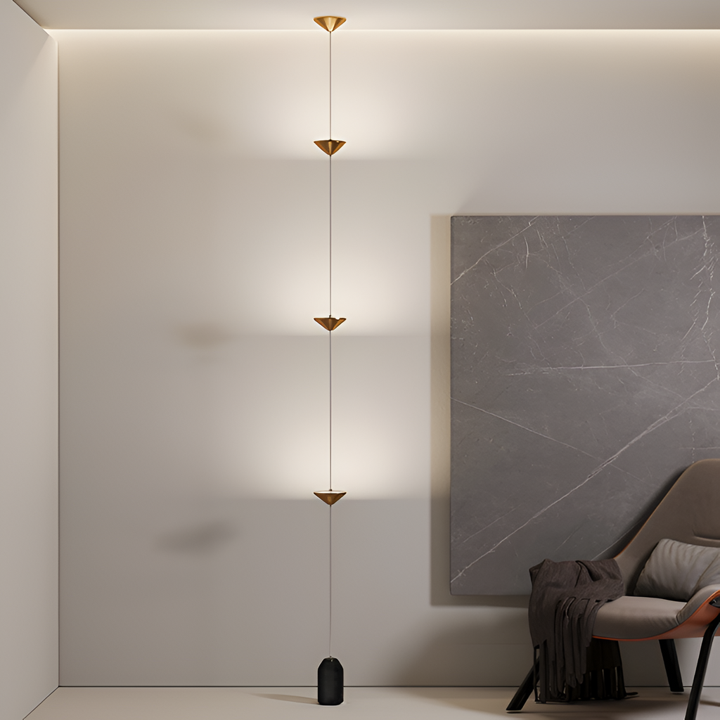 Minimalistisk Soreluna Gulvlampe - Justerbar