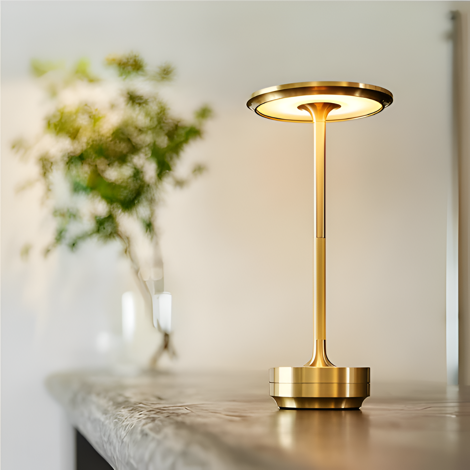 Lumalight Led-Bordlampe - Dæmpbar Trådløs Natlampe