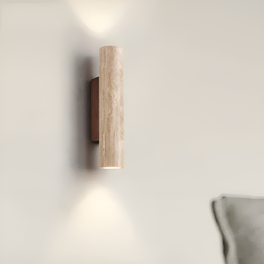 Minimalistisk Tekstureret Væglampe - Dobbelt stråle