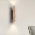 Minimalistisk Tekstureret Væglampe - Dobbelt stråle