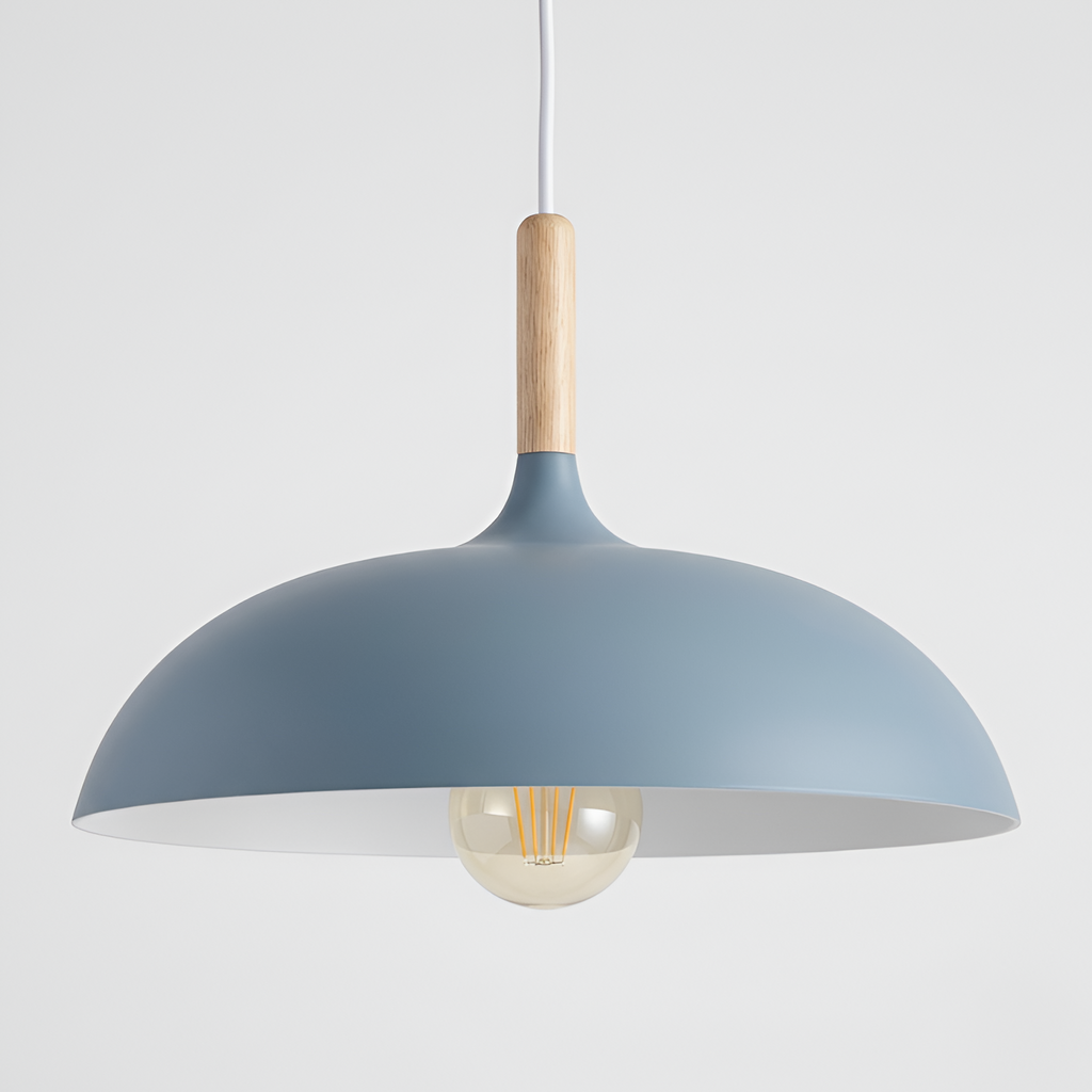 Moderne Nordisk Pendellampe - Minimalistisk Macaron Loftlampe