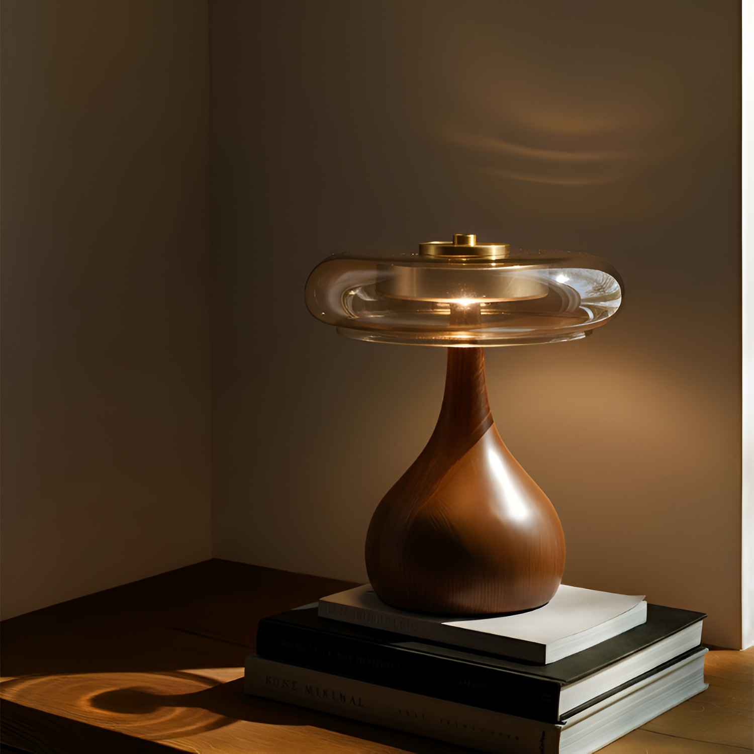 Mid-Century Mushroom Bordlampe - Dæmpbar