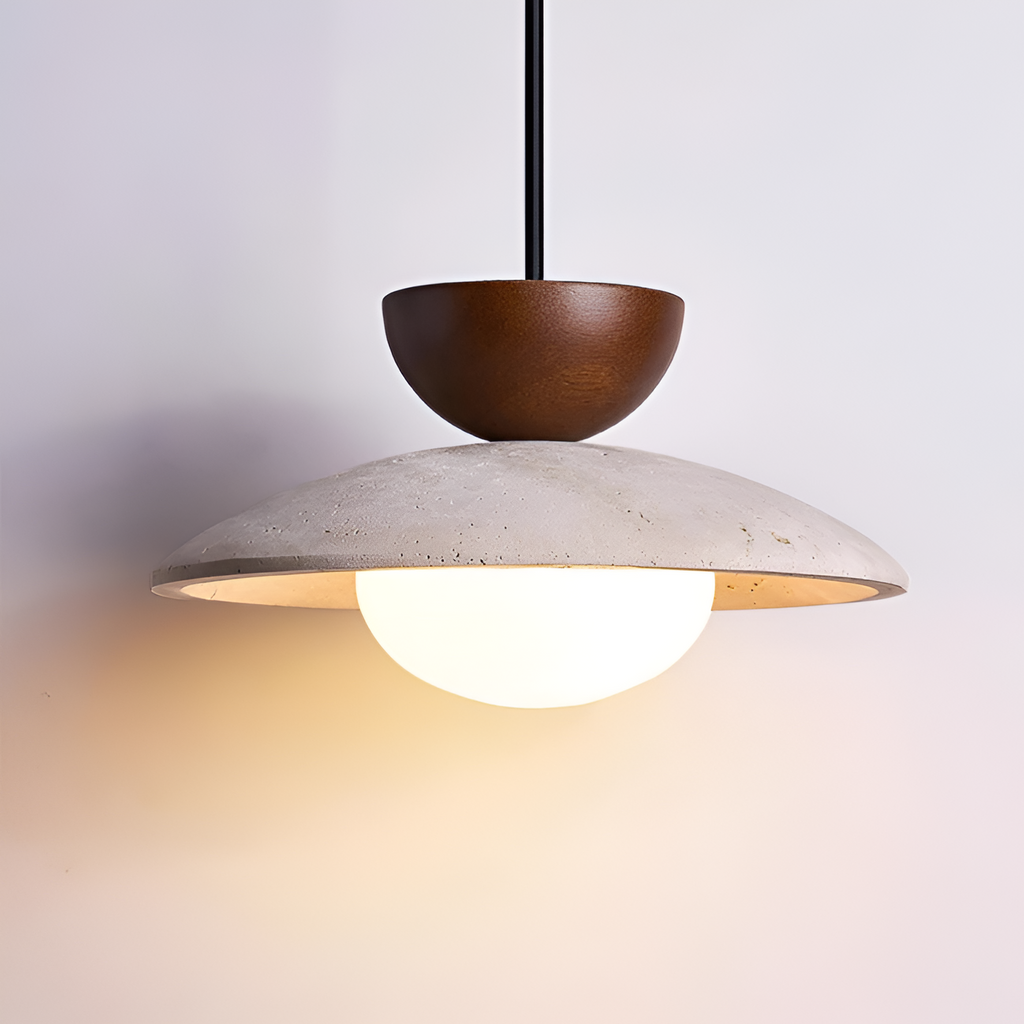 Tekstureret Industriel Pendel – Geometrisk