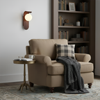 Minimalistisk buet væglampe – Art Deco-stil