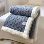 Geometrisk Tekstureret Plaid - Vendbart