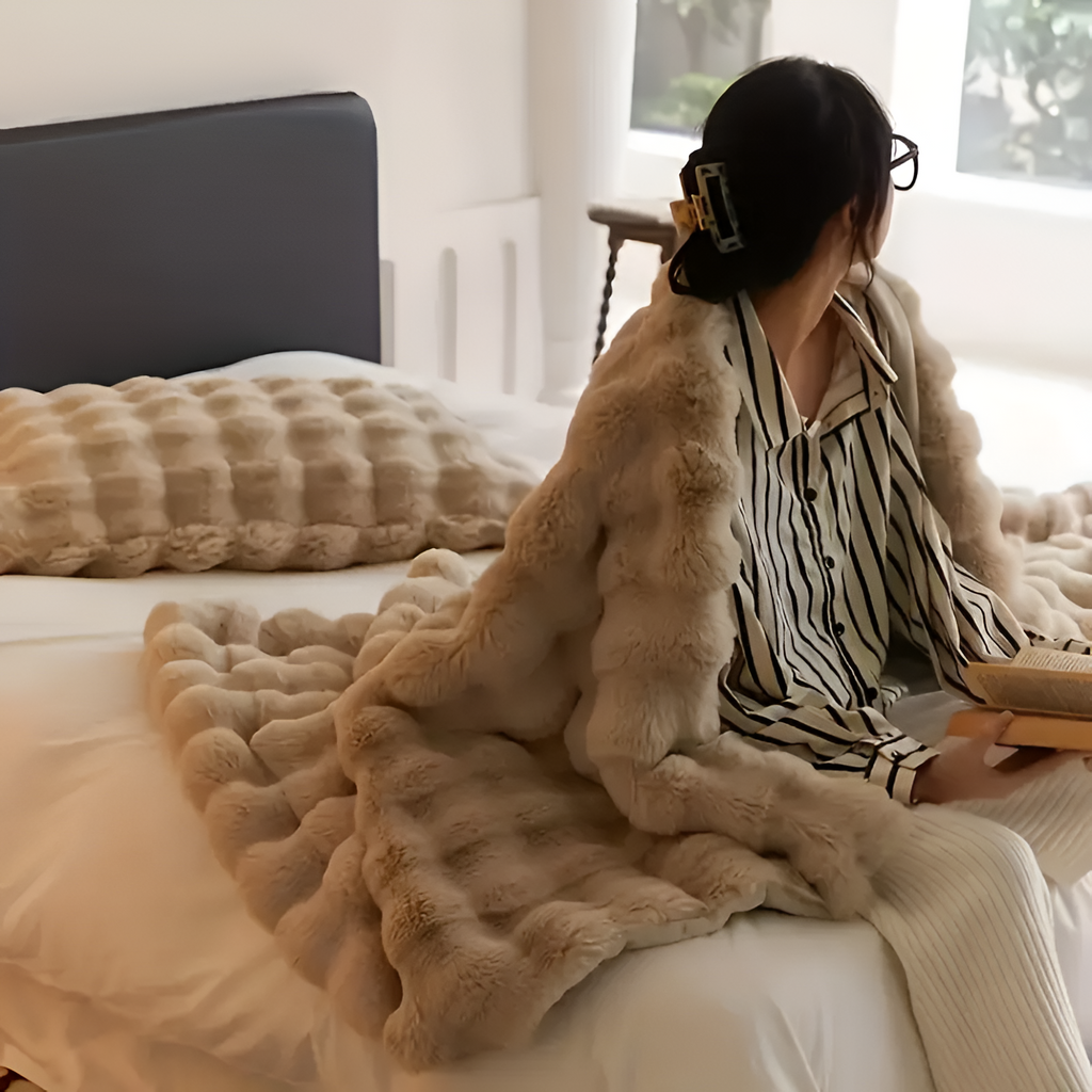 Plush Tekstureret Plaid - Rynket