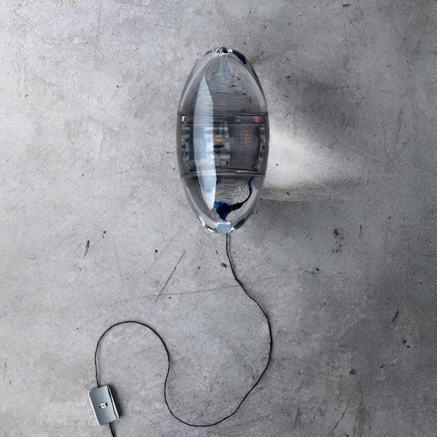 Oval Glasprojektion Projektor - Dekorativ Accent