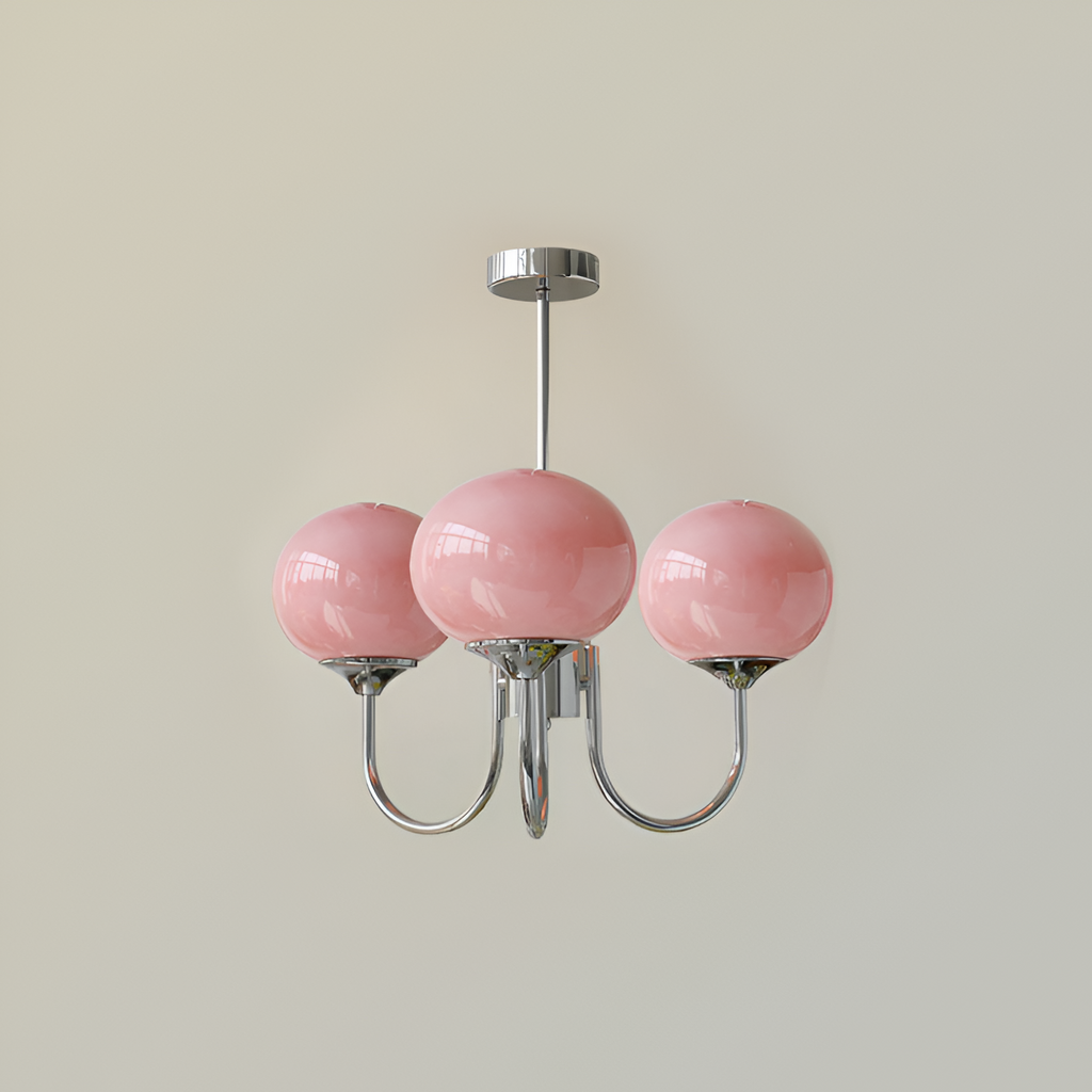 Mid Century Globe Lysekrone - Flere Lyskilder