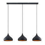Minimalistisk Industriel Triple Pendelampe - Justerbar