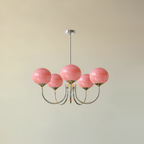 Mid Century Globe Lysekrone - Flere Lyskilder