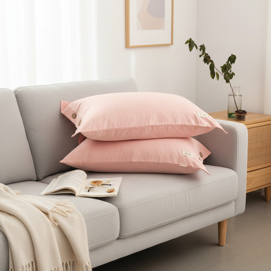 Dobbeltpakke Pudebetræk - Økologisk Bomuld