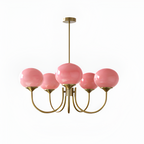 Mid Century Globe Lysekrone - Flere Lyskilder