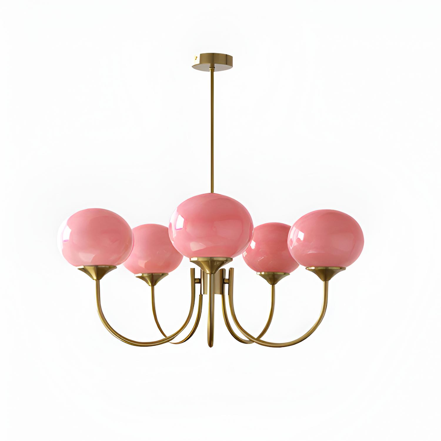 Mid Century Globe Lysekrone - Flere Lyskilder