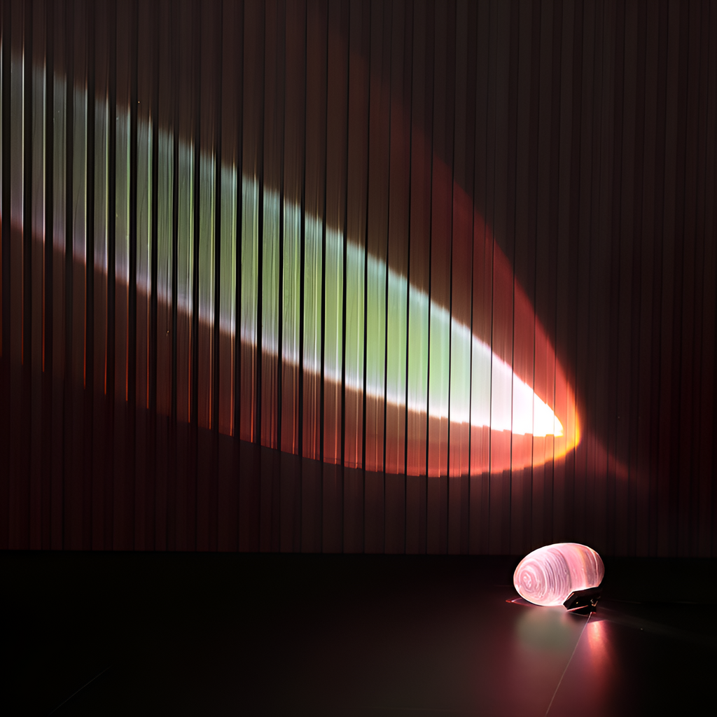 Oval Glasprojektion Projektor - Dekorativ Accent