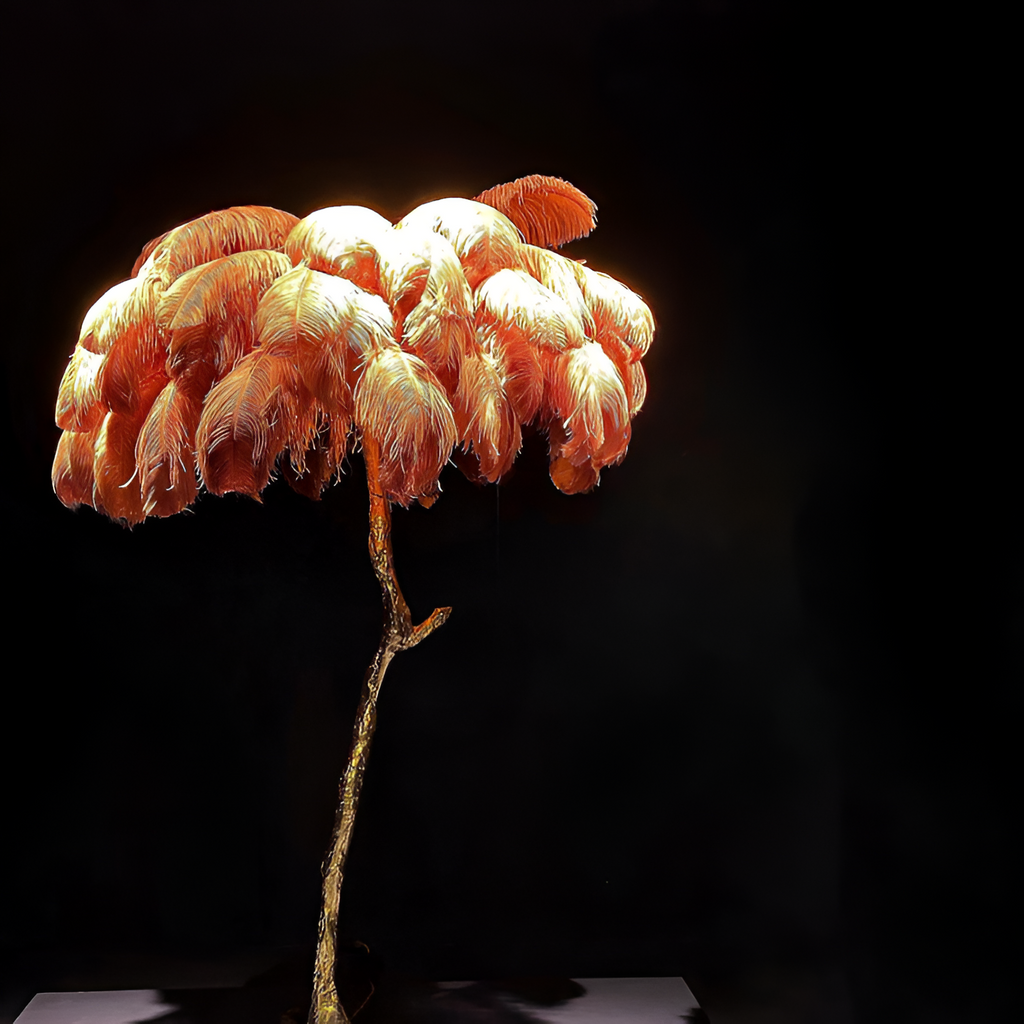 Dekorativ Skulpturel Gulvlampe - Moderne