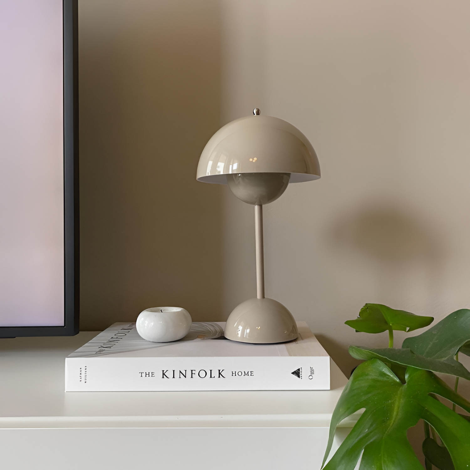 Minimalistisk Bærbar Bordlampe - Dæmpbar